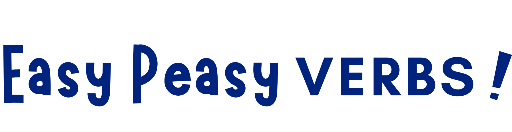 Easy Peasy Verbs