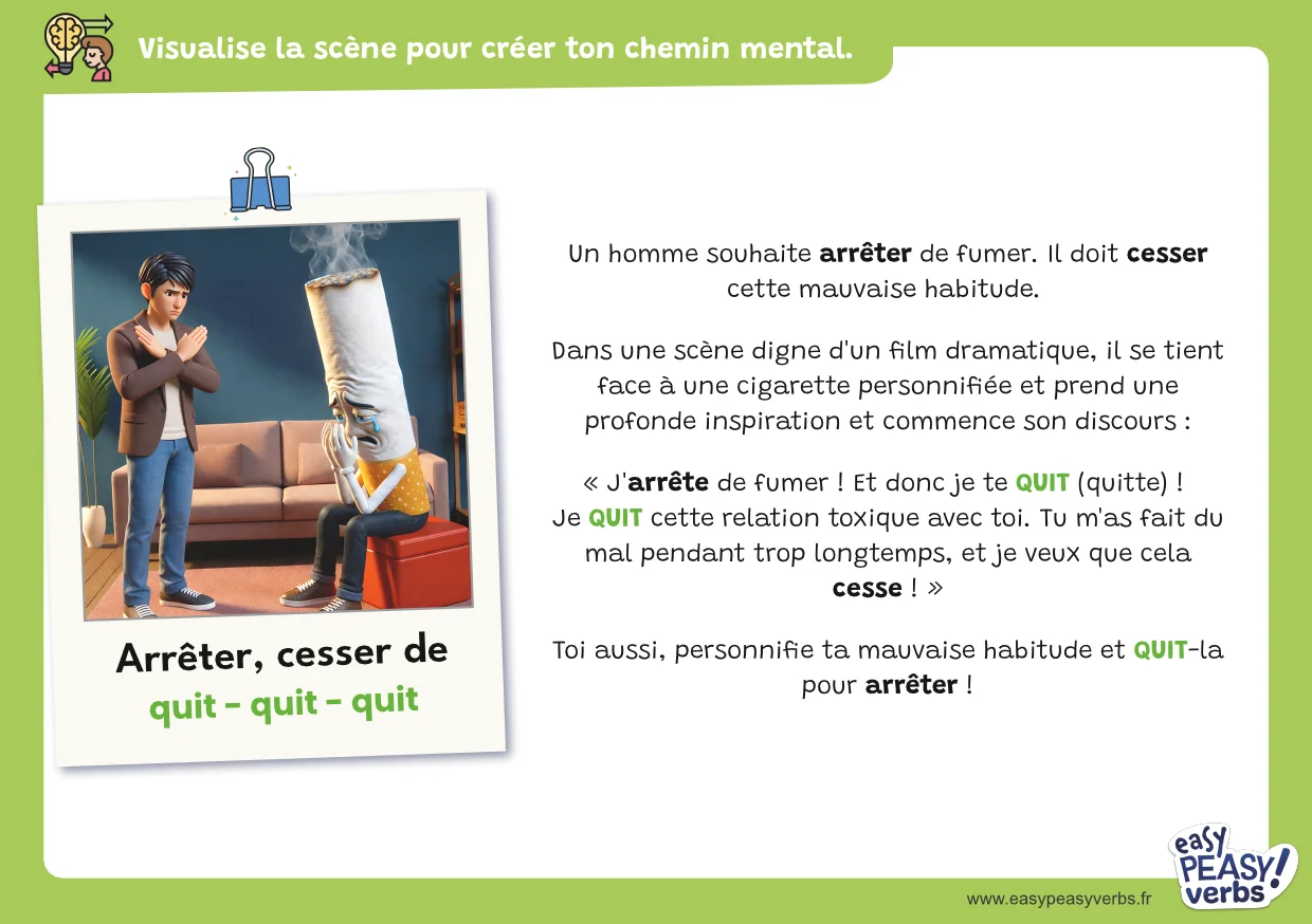 Astuce mnémotechnique QUIT