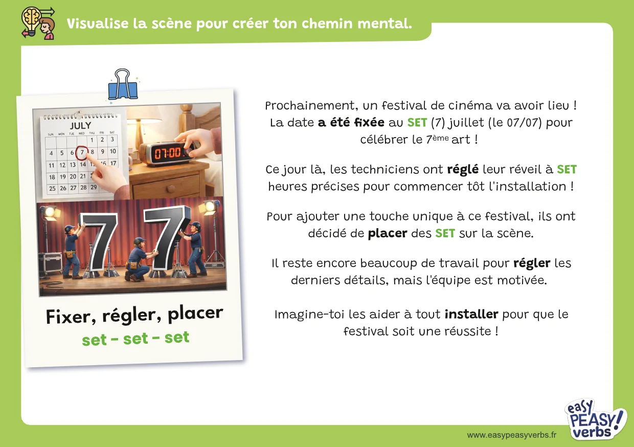 Astuce mnémotechnique SET